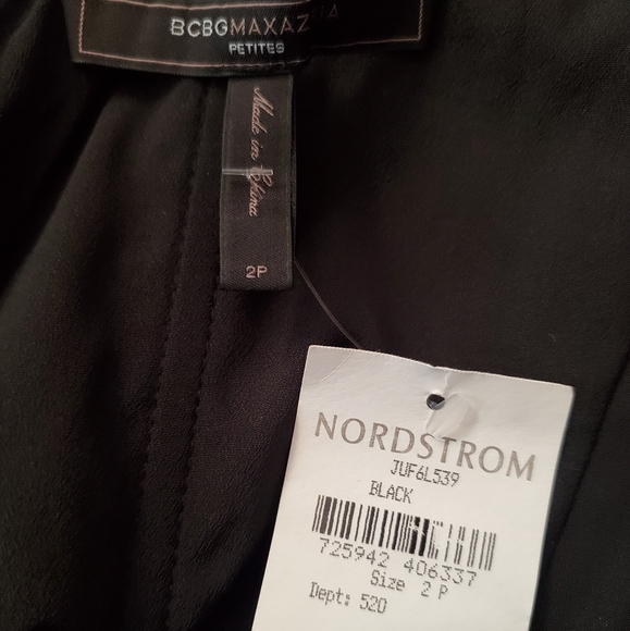 NWT BCBG Max Azria Palais Dress One Shoulder - Picture 5 of 11